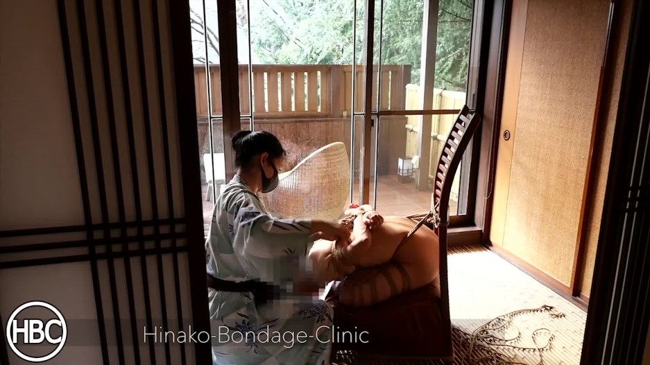 Hinako House of Bondage - Lady Hinako - Strict Cross Legged Shibari Rope Chair Bondage